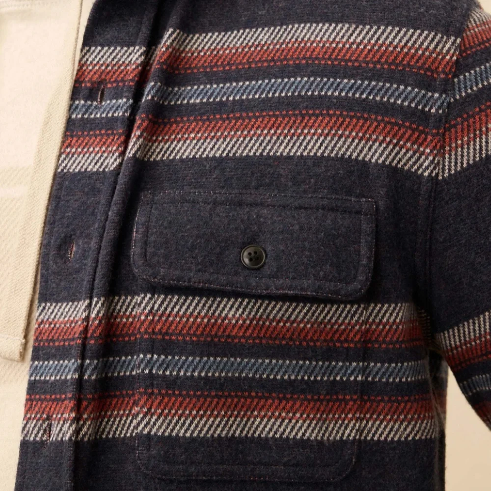 Faherty Legend Sweater Shirt Vintage Scrape  Medium NWT - Picture 6 of 6